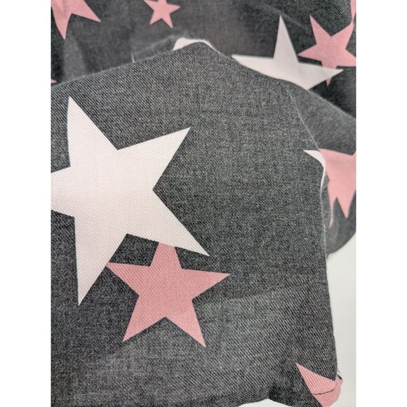 Torrid Button Up Shirt Women Size 3X Stars Wash Roll Tabs Relaxed Fit Whimsical - Picture 7 of 10